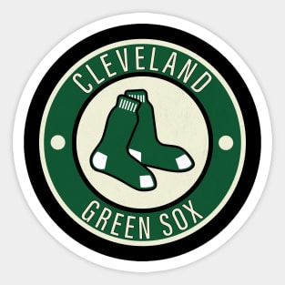 Vintage Cleveland Green Sox Baseball 1913 Sticker